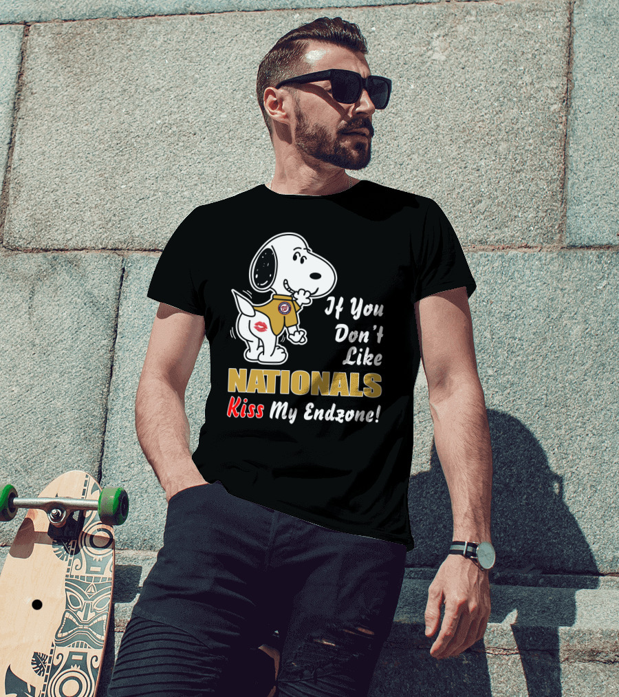 If You Don't Like Nationals Kiss My Endzone T-Shirt