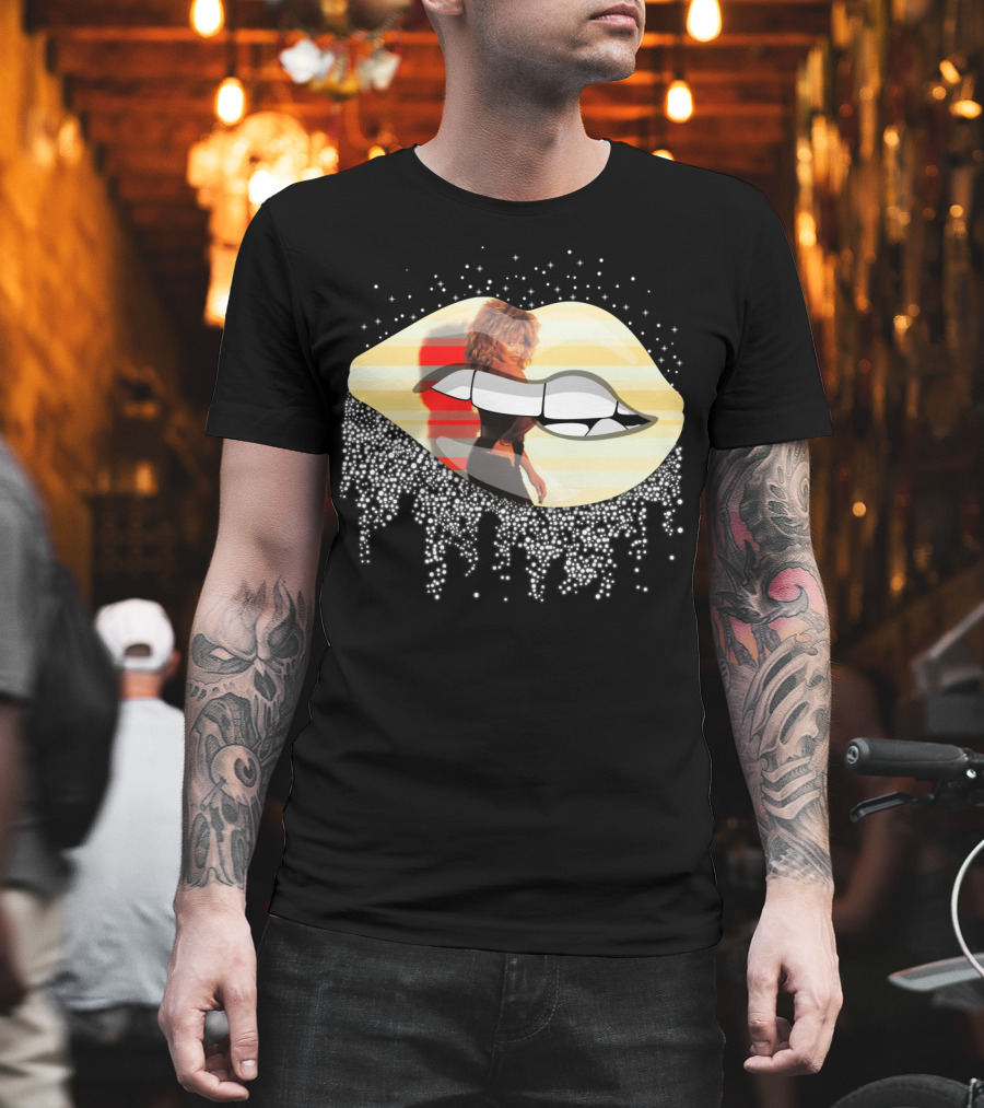 Tina Turner Lips Iconic Performance T-Shirt