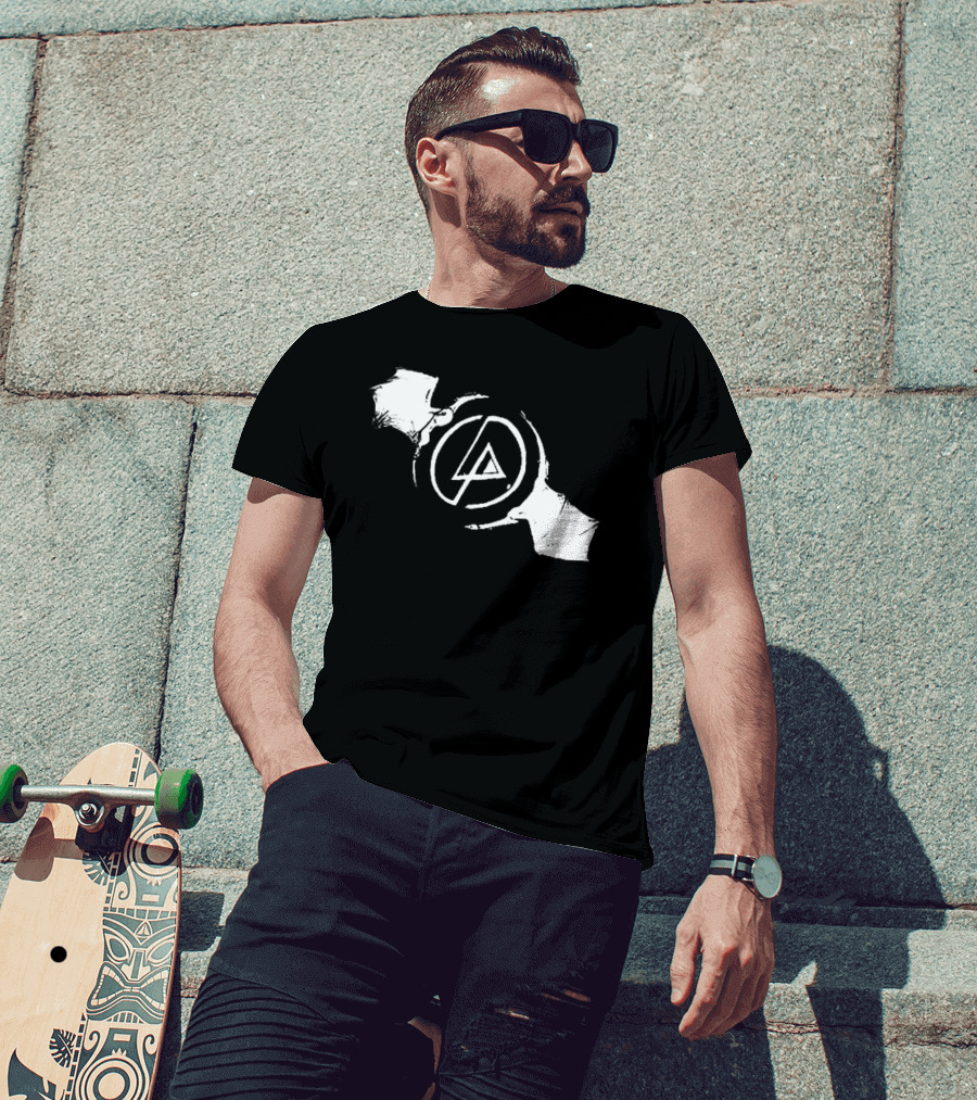 Linkin Park Symbol Bat Wings Logo Rock Band T-Shirt