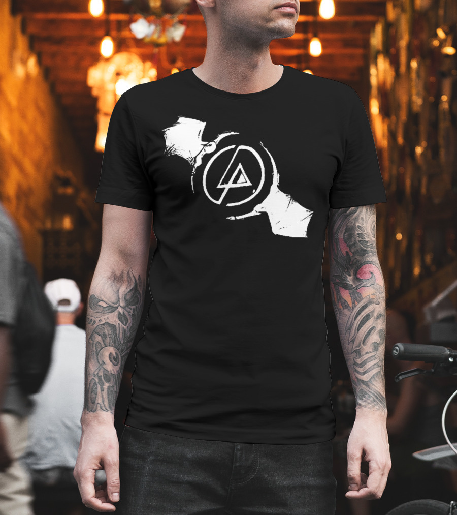 Linkin Park Symbol Bat Wings Logo Rock Band T-Shirt