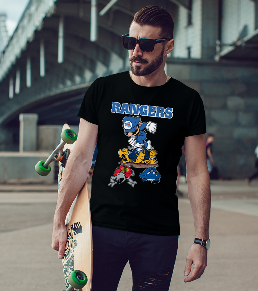 Rangers Hockey Hero Triumphs Over Rivals T-Shirt