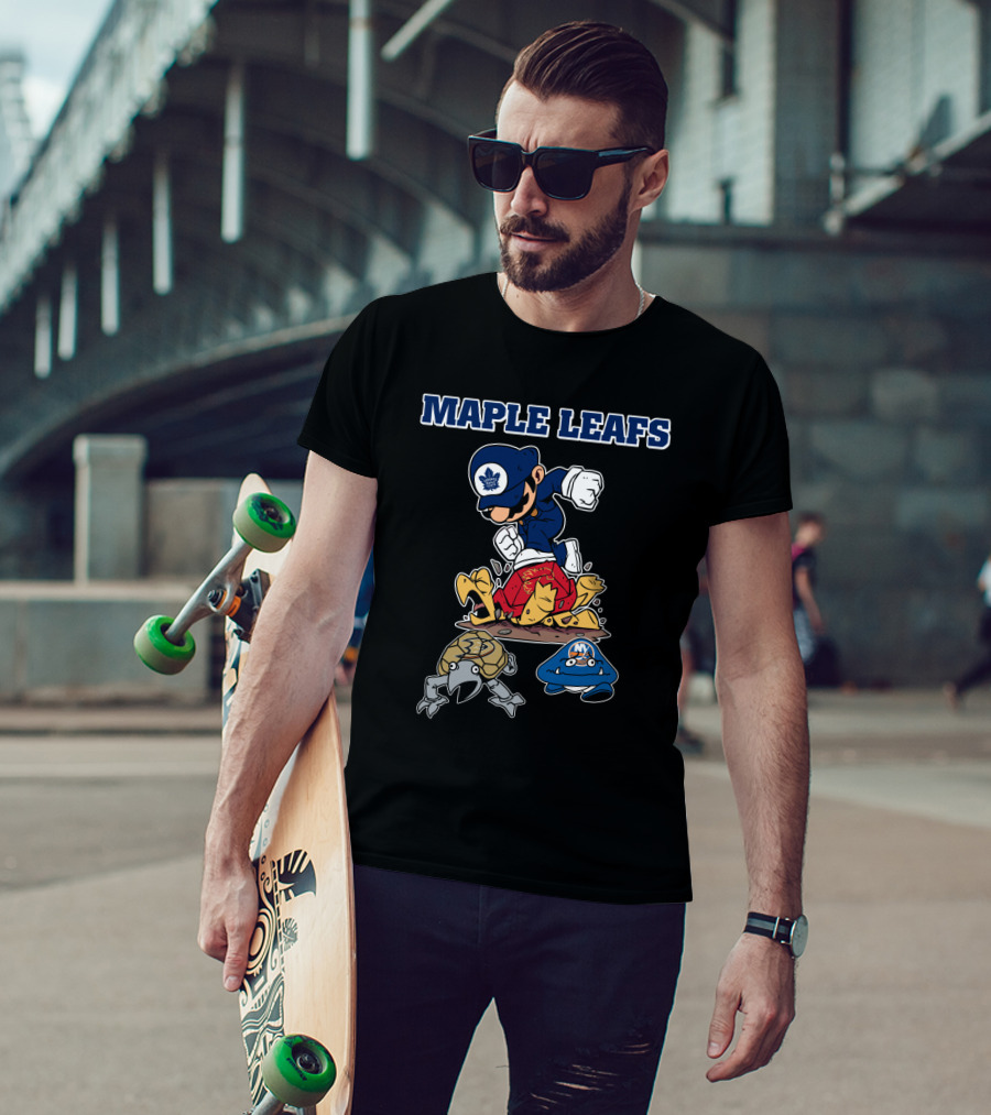 Maple Leafs Super Character Battle Hockey Fun T-Shirt