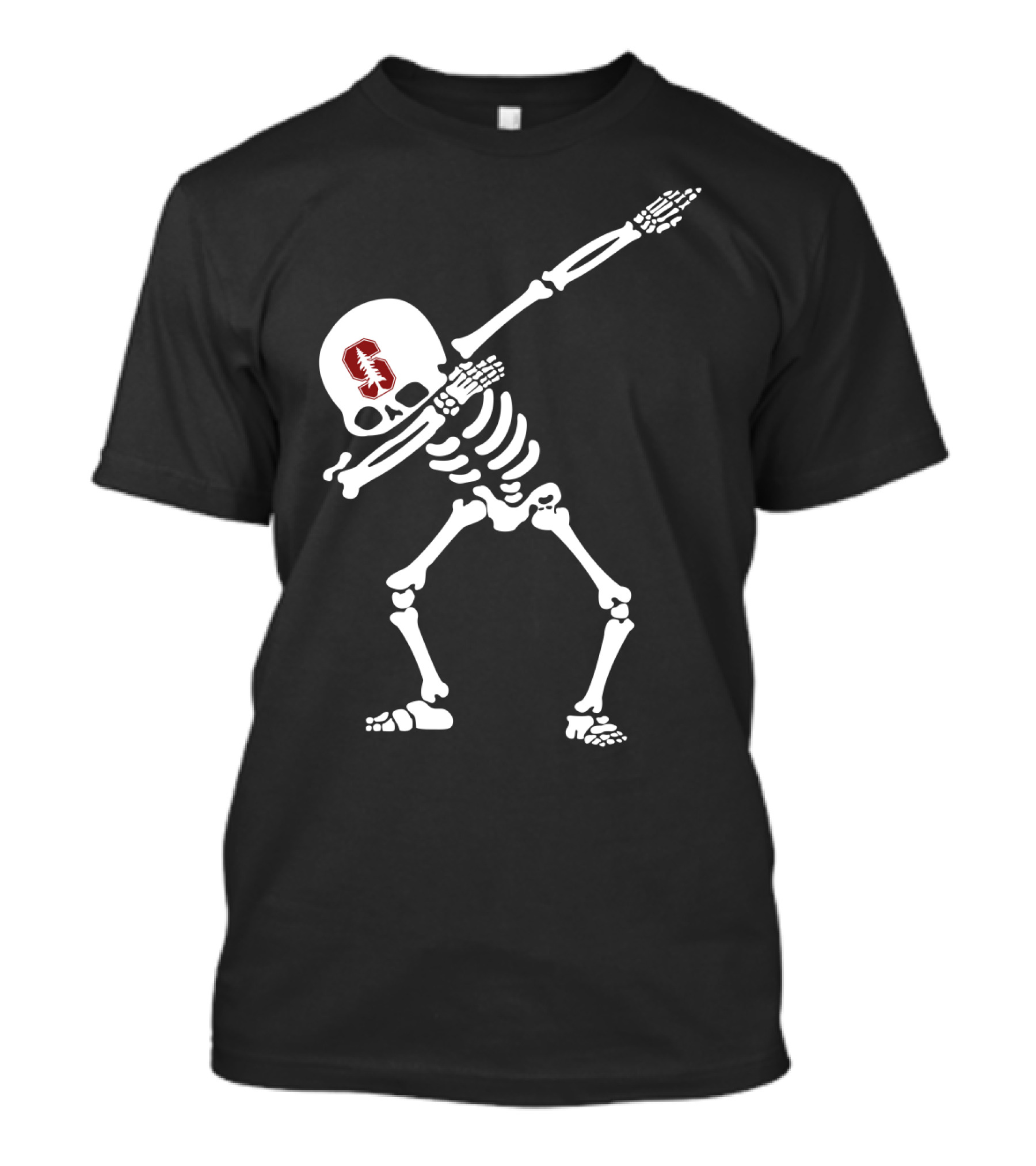 Stanford Football Skeleton Dab T-Shirt