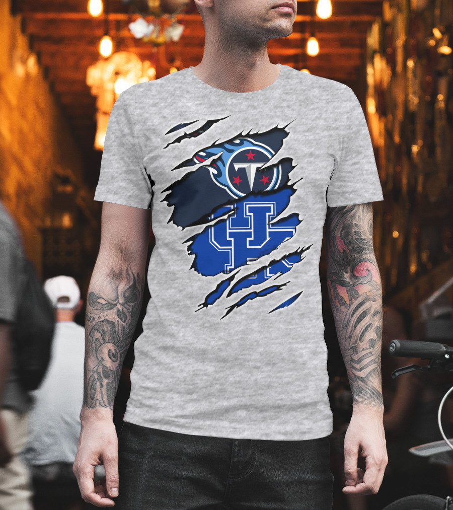 Titans Kentucky Wildcats Torn Reveal T-Shirt