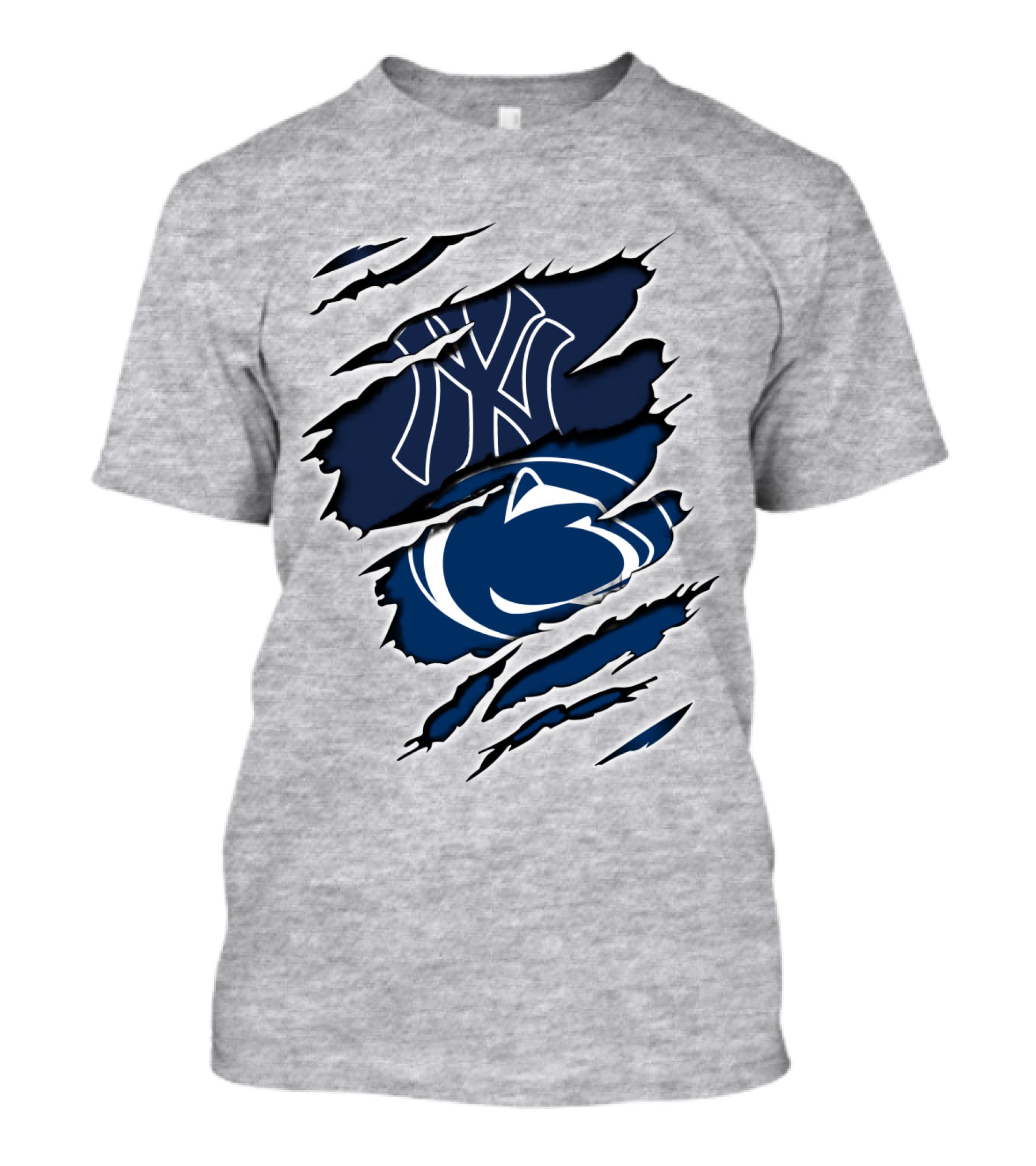 Yankees Penn State Logo Fusion T-Shirt
