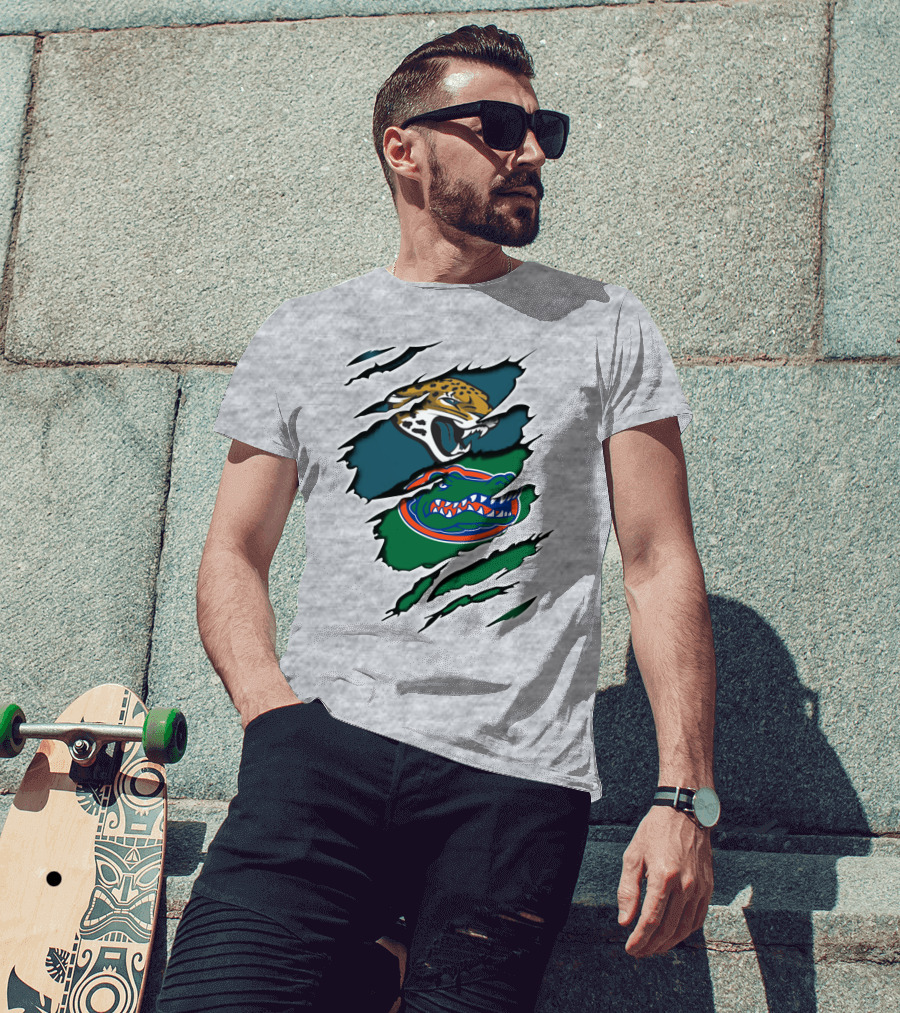 Nfl Jaguars Gators Florida Football Team Rivalry T-Shirt