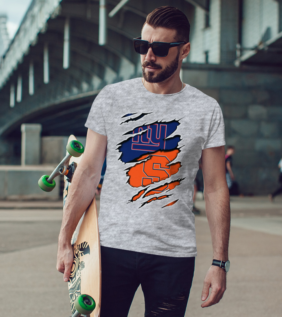 New York Giants Syracuse Orange Mashup T-Shirt