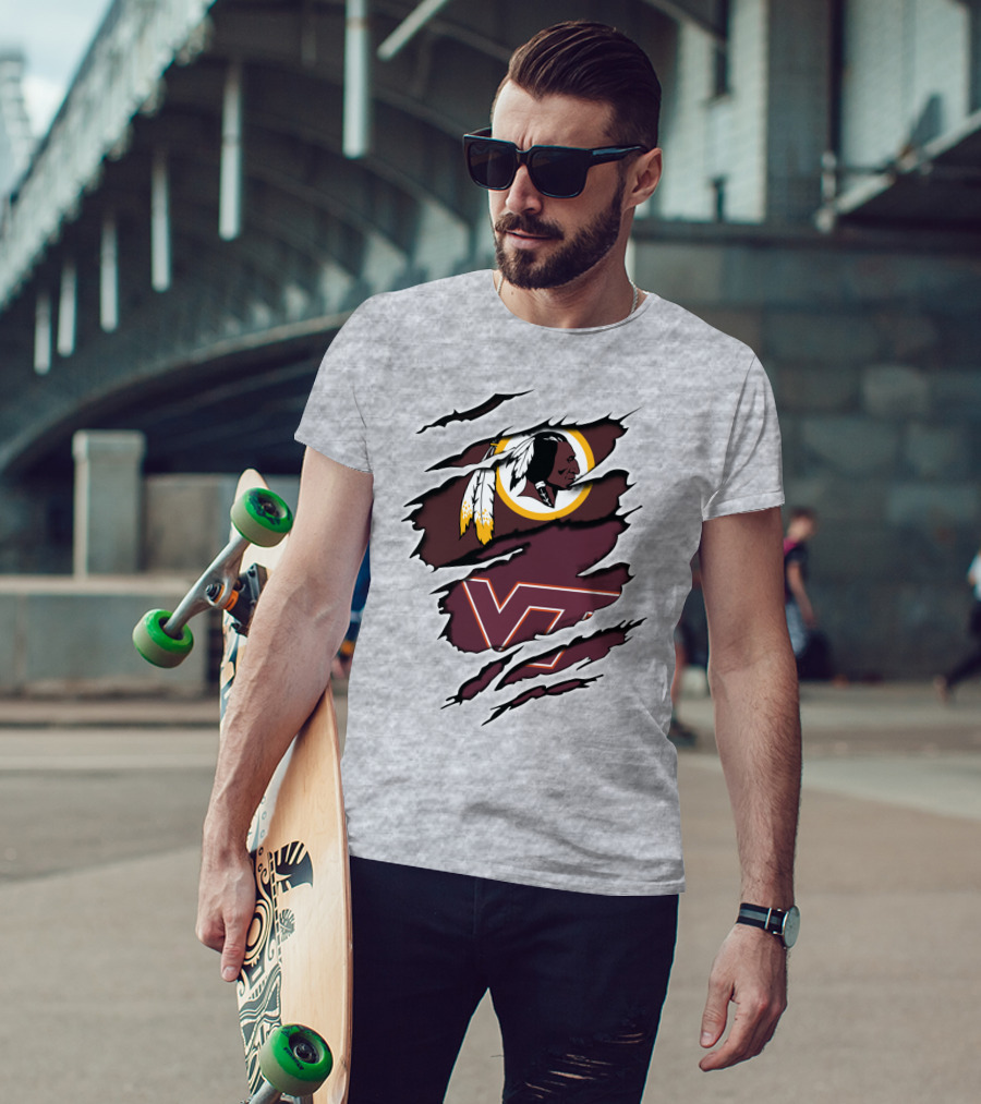 Redskins Hokiers Redskins Hokies Vt T-Shirt