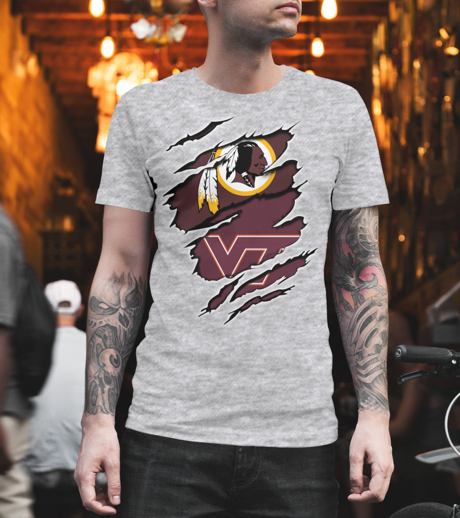 Redskins Hokiers Redskins Hokies Vt T-Shirt