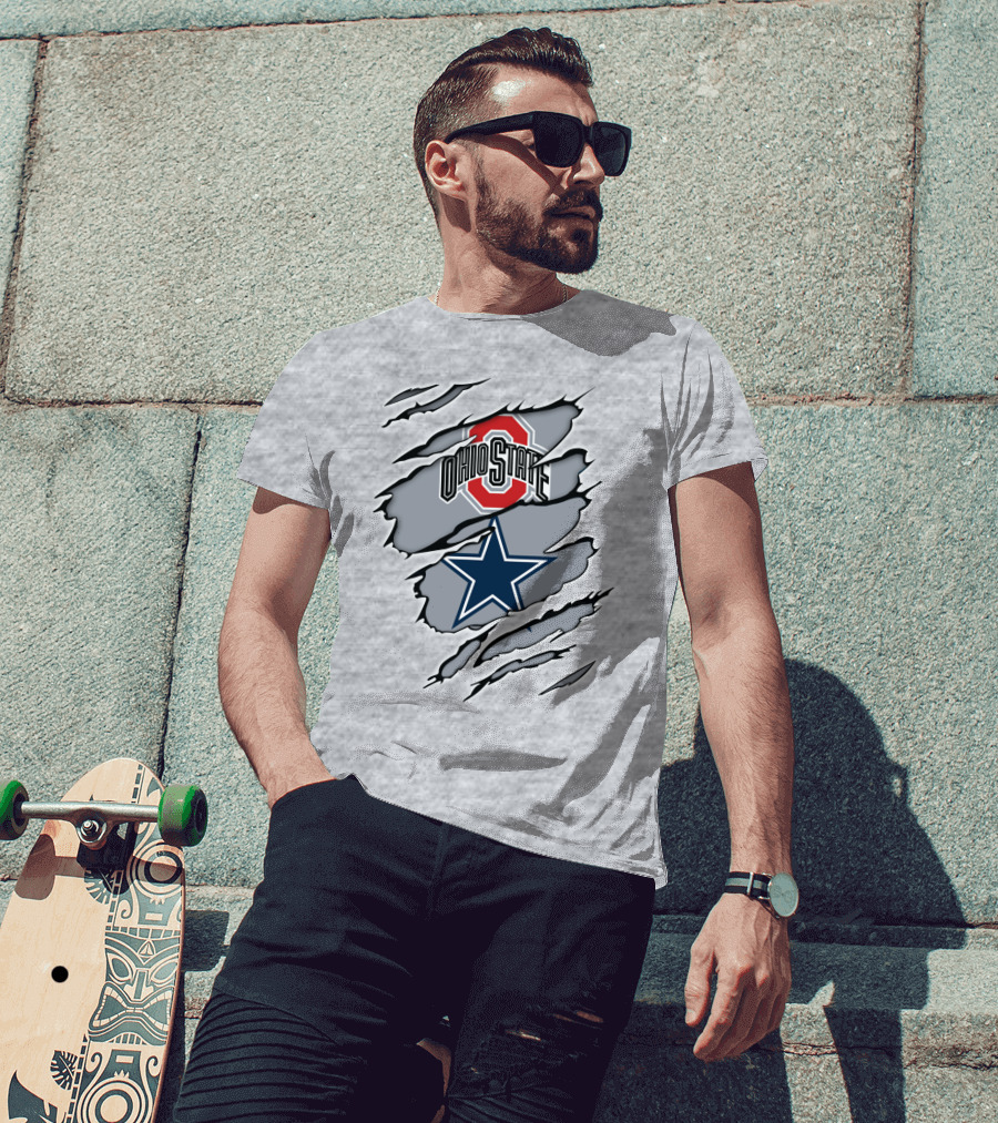 Ohio State Cowboys Dallas Star Burst T-Shirt