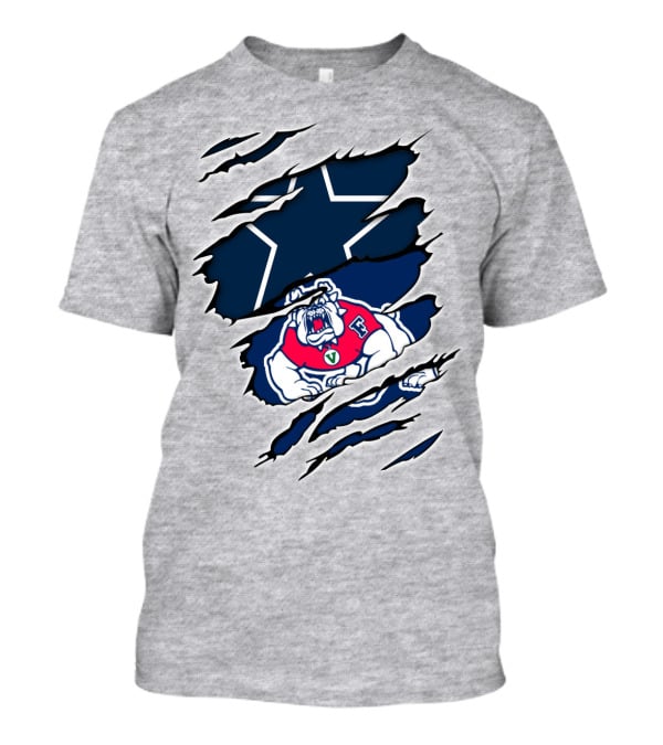 Fresno State Bulldogs Cowboys Star Integration T-Shirt