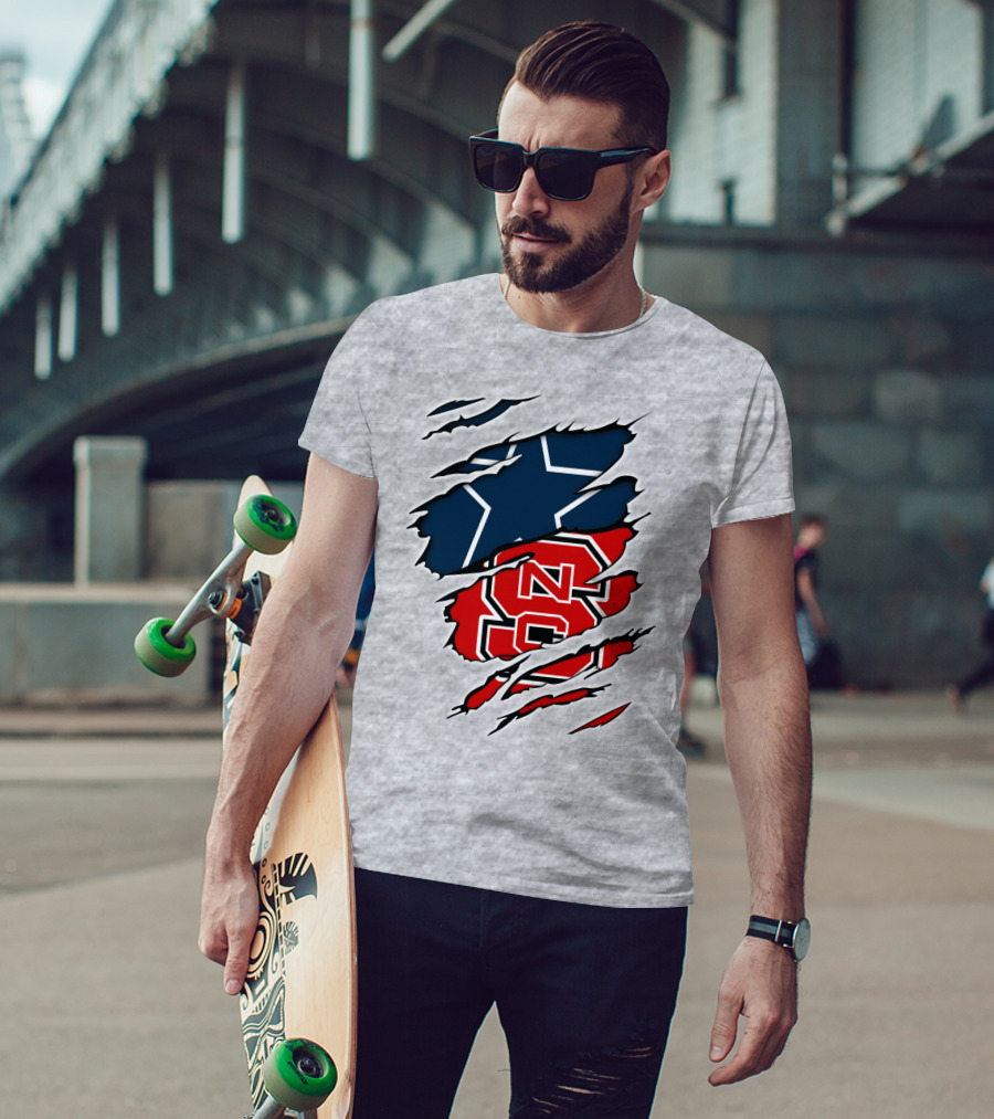 NC State Cowboys Logo With Star T-Shirt