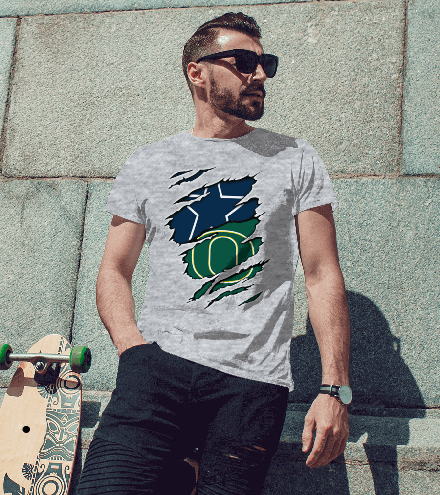 Cowboys Ducks Cowboys Star And O Logo Combination T-Shirt