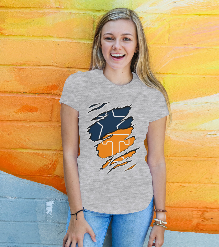 Cowboys Tennessee Vols Star Claw T-Shirt