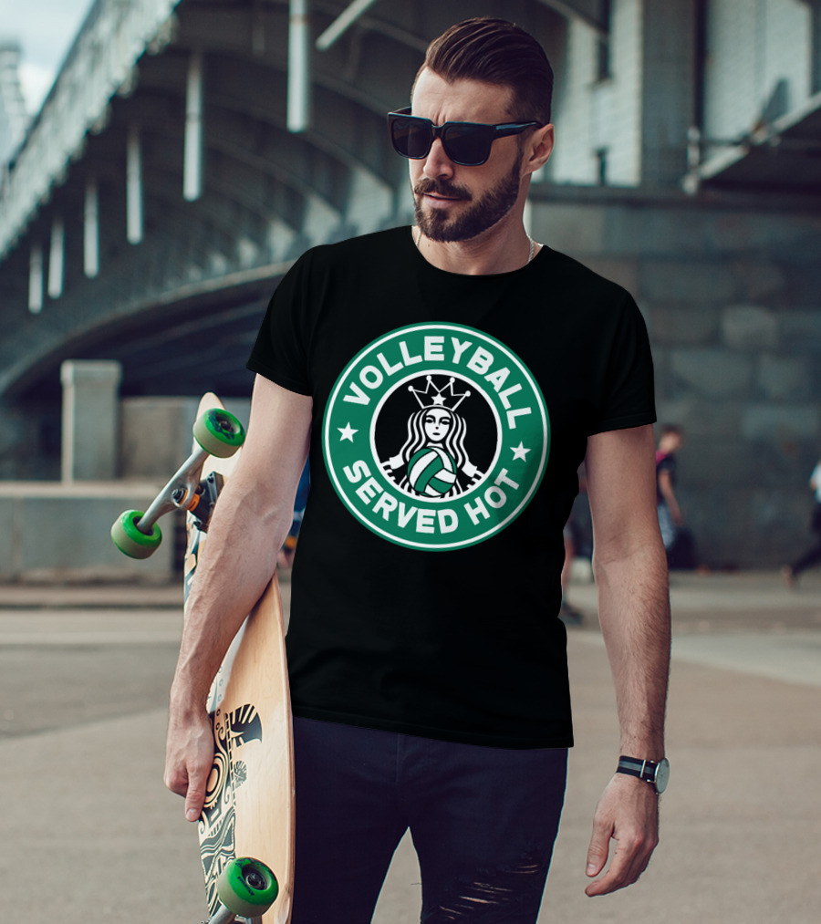 Volleyball Served Hot Funny Parody Perfect T-Shirt