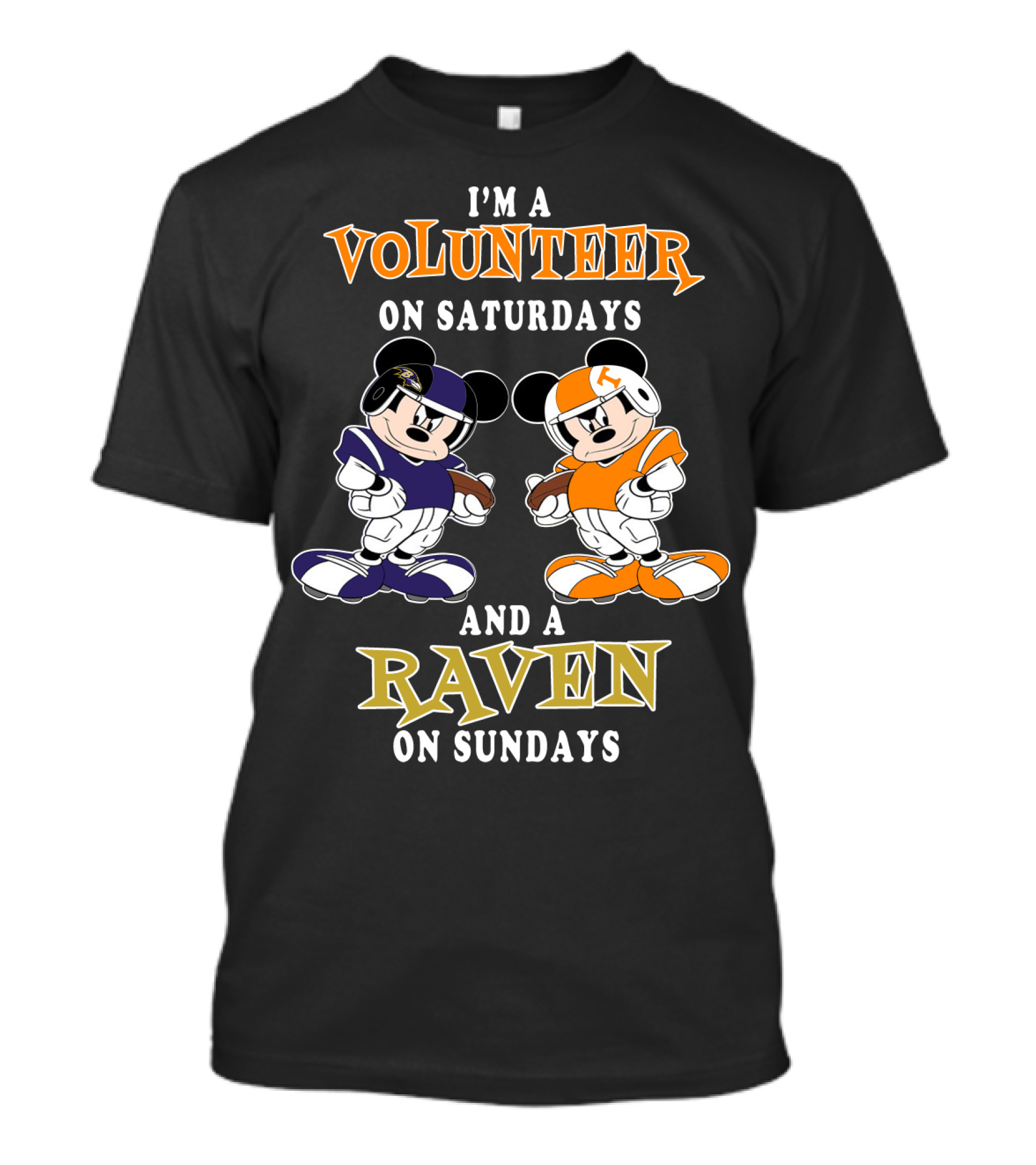 I'm A Volunteer On Saturdays And A Raven On Sundays T-Shirt
