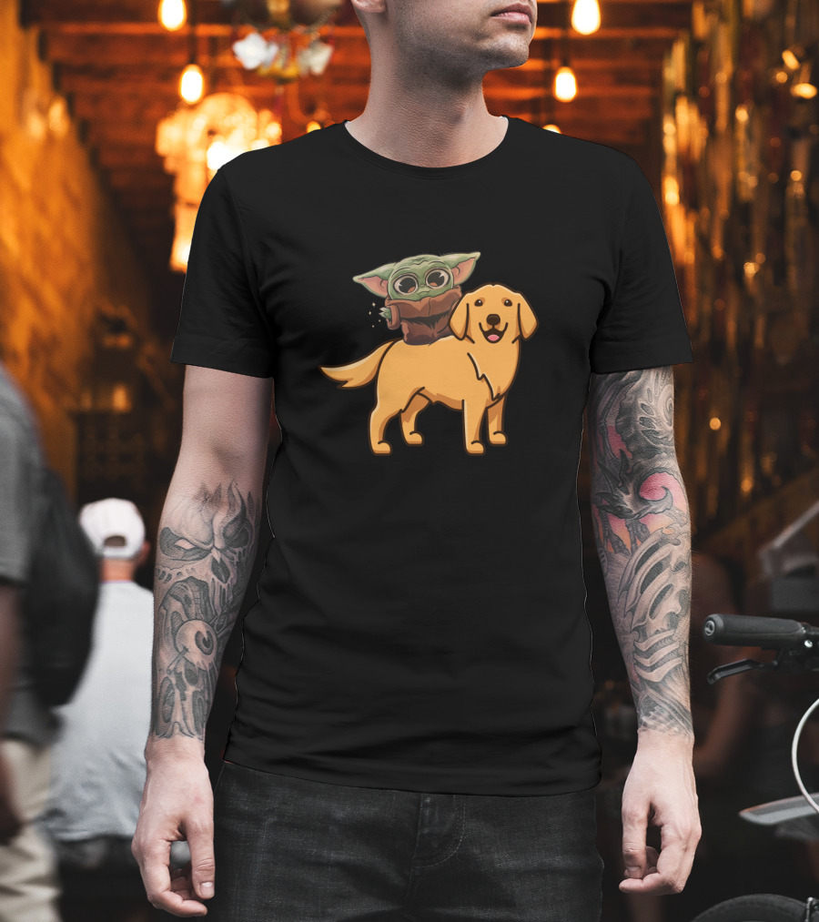 Grogu Golden Retriever T-Shirt