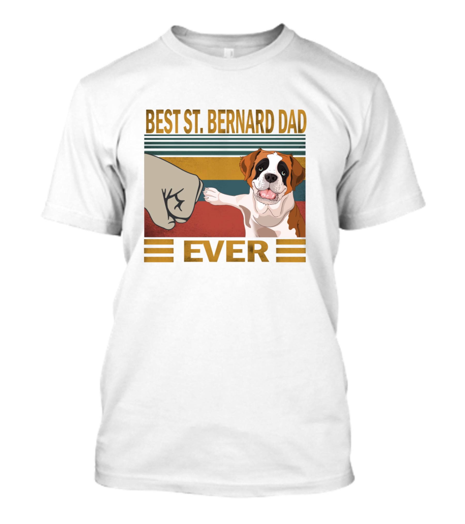 Best St. Bernard Dad Ever T-Shirt
