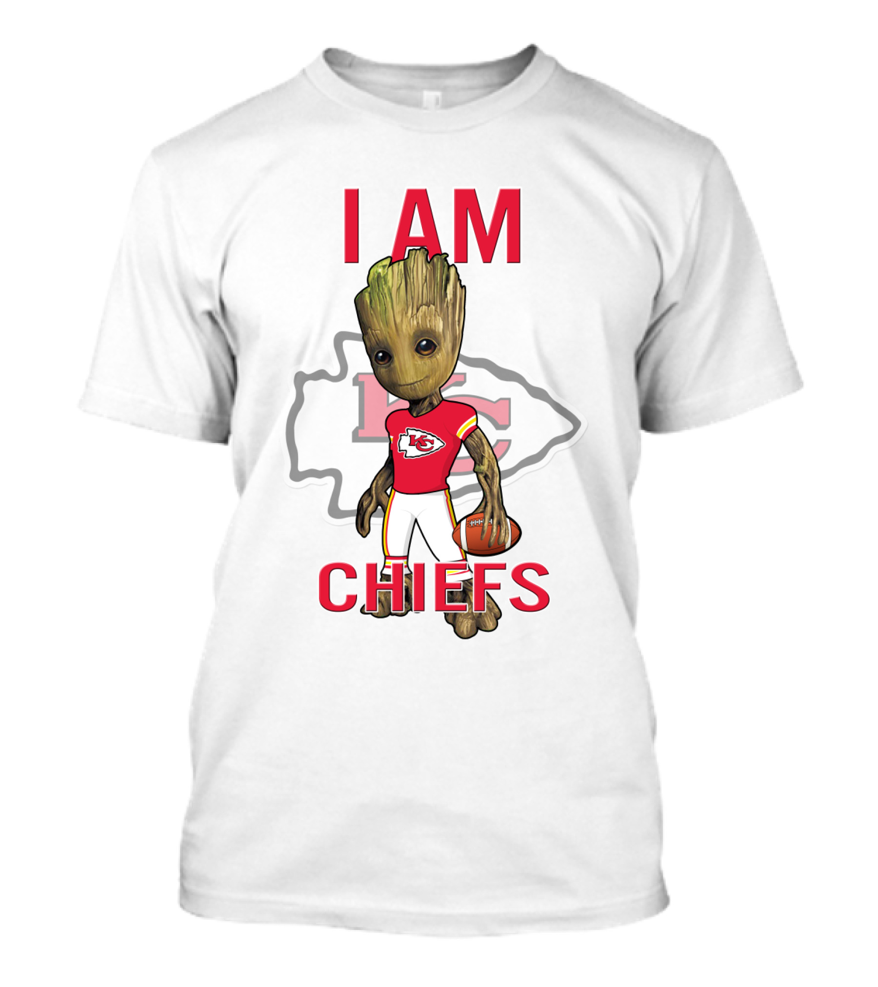 I Am Chiefs Groot Kansas City Chiefs T-Shirt