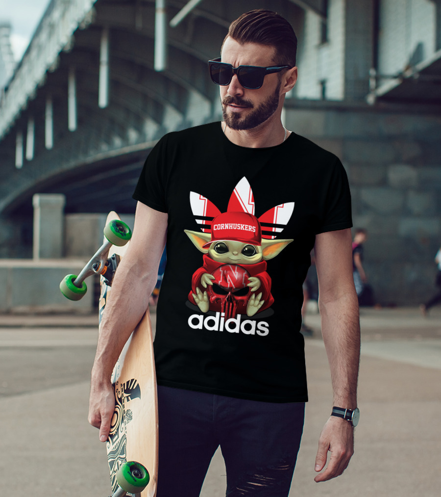 Cornhuskers Yoda Nebraska NCAA1 T-Shirt