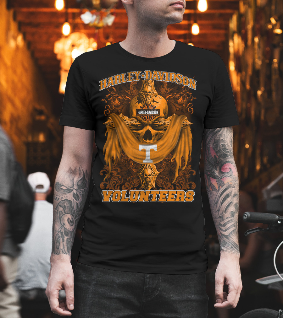 Harley Davidson Volunteers Tennessee Motorcycles T-Shirt