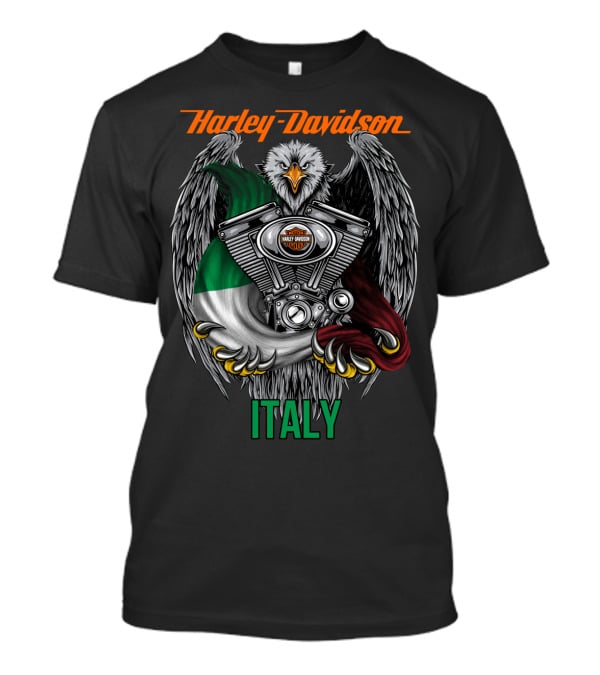 Harley Davidson Italy Eagle Engine T-Shirt