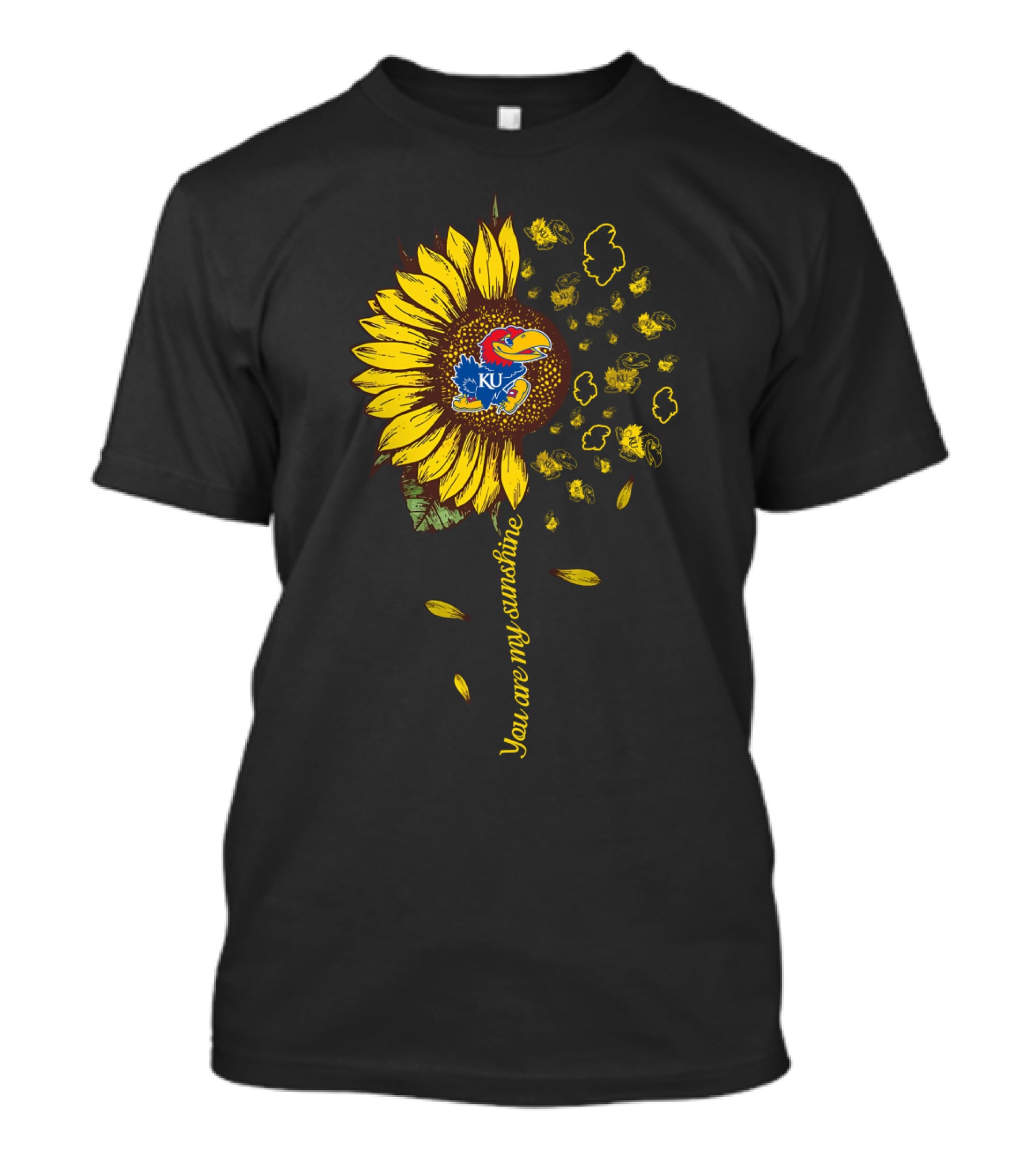 Ku Jayhawks Sunflower You Are My Sunshine T-Shirt