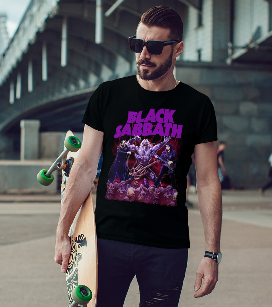 Black Sabbath Zombie Warrior Concert T-Shirt