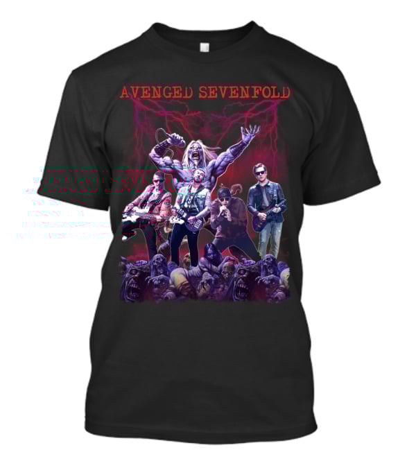 Avenged Sevenfold Thunderous Rock Performance With Zombie Horde T-Shirt