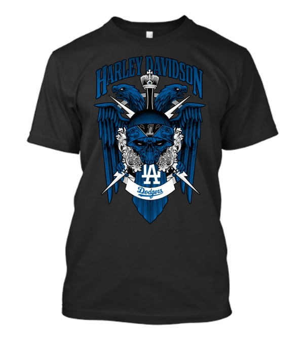Harley Davidson 131 Mlb Los Angeles Dodgers T-Shirt