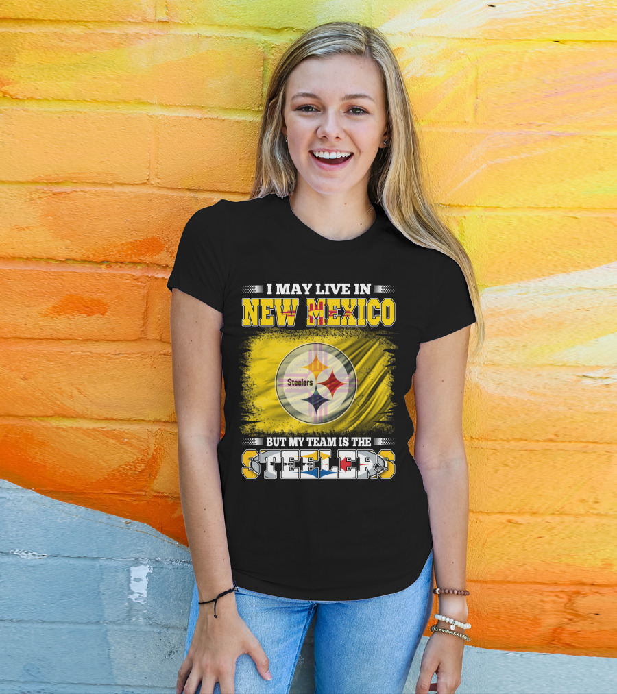 New Mexico Fan Of The Steelers Team T-Shirt