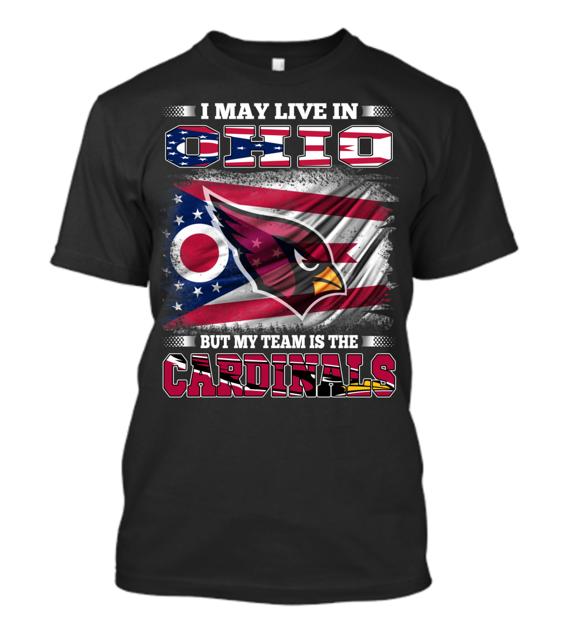 Ohio Pride Cardinals Team Fan Loyalty T-Shirt