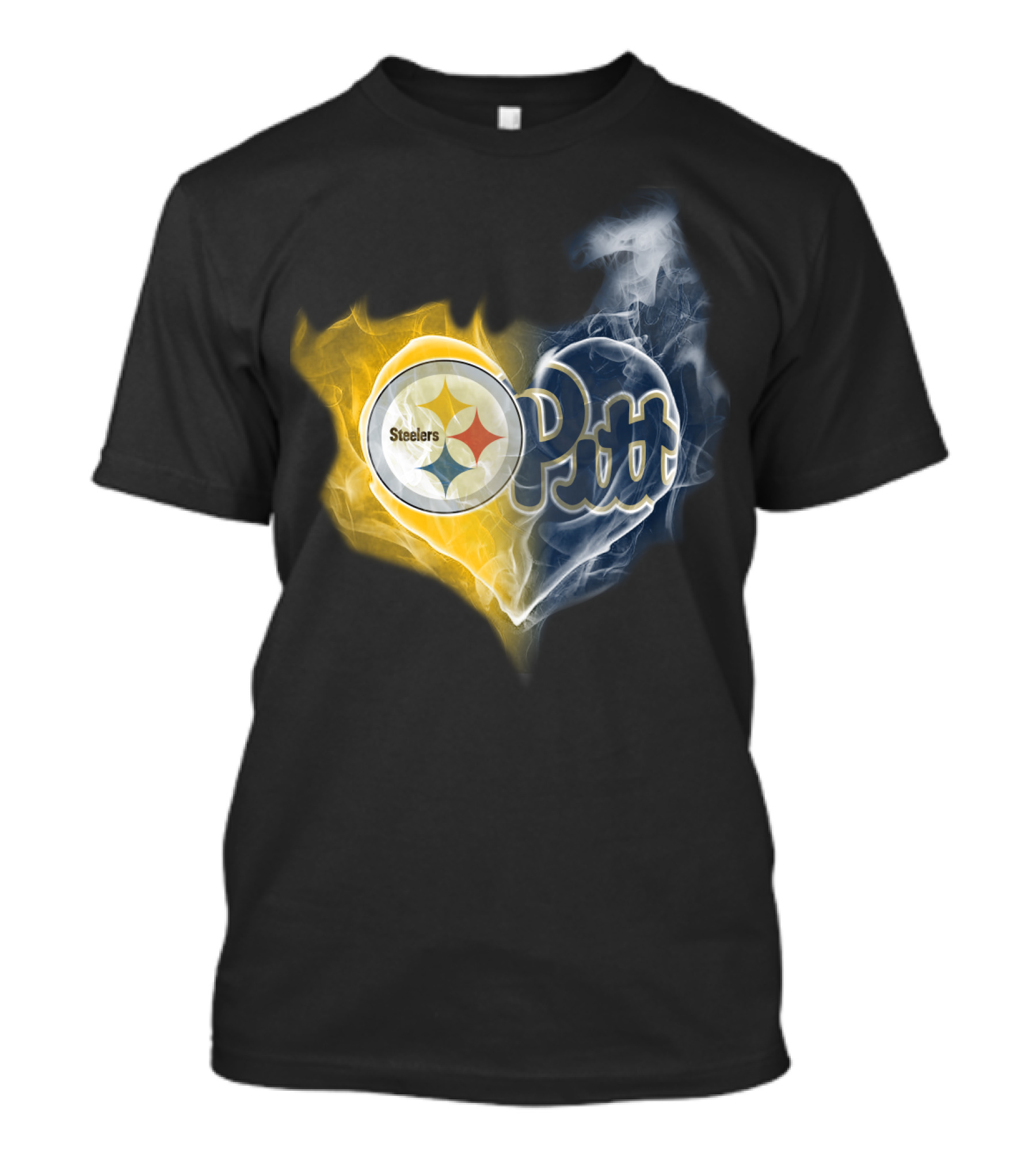 Steelers Pitt Heart Blend T-Shirt