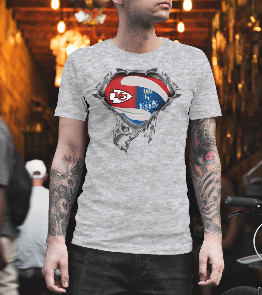 Kansas City Chiefs And Royals Super Combo 3D T-Shirt