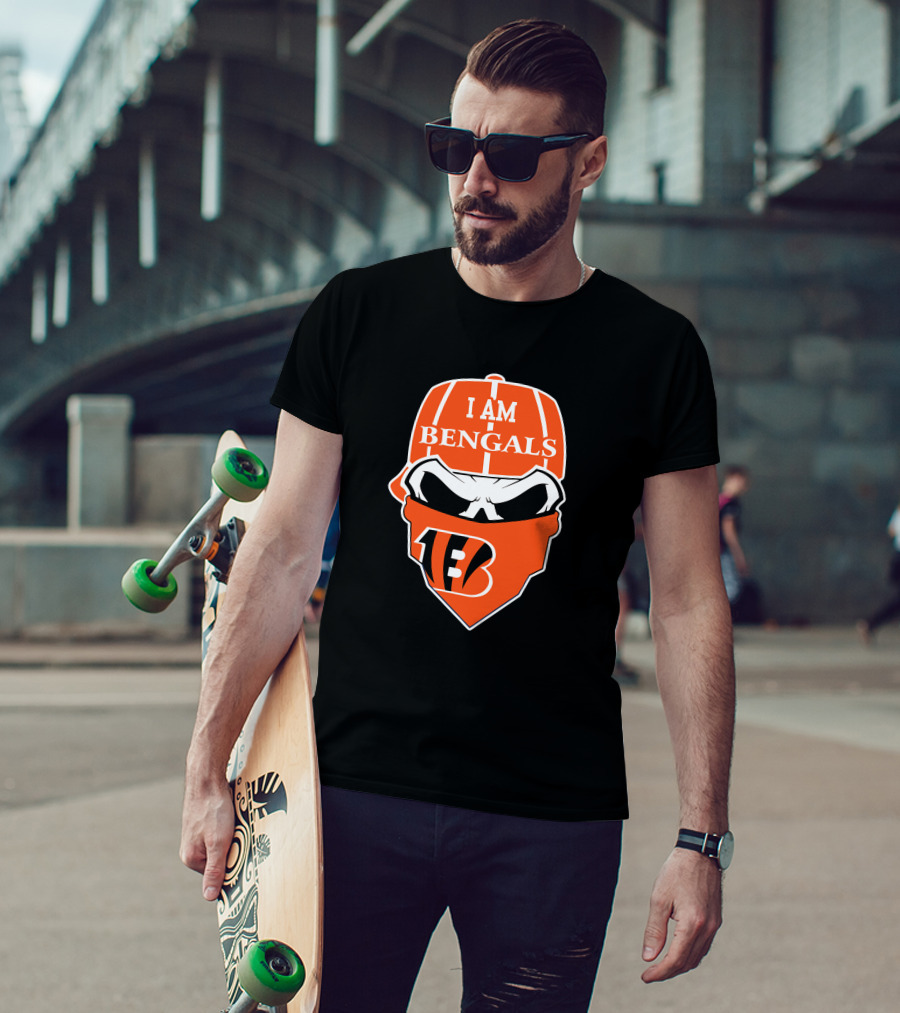 I Am Bengals Skull Cincinnati T-Shirt