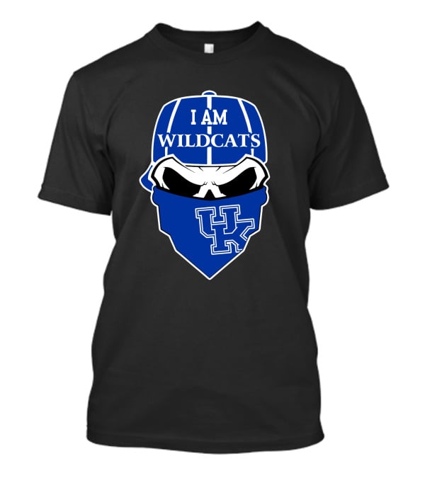 I Am Wildcats Uk Skull Kentucky Wildcats T-Shirt