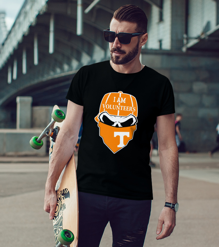 Tennessee Volunteers Skull I Am Volunteers T T-Shirt