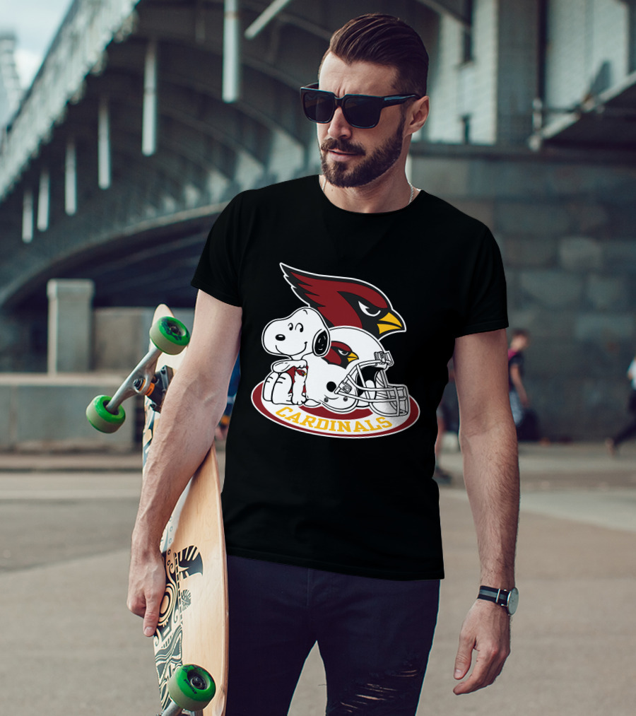 Arizona Cardinals Snoopy Football Team Helmet Icon 2 T-Shirt