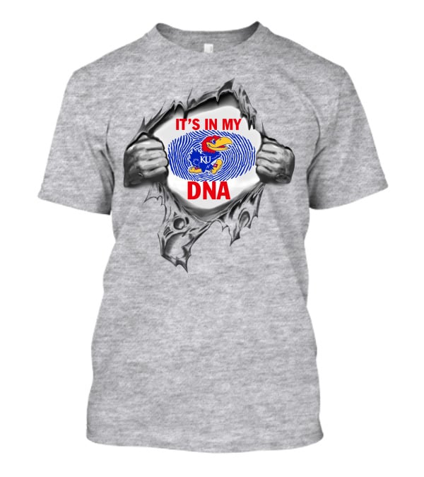 It's In My Dna Kansas Jayhawks Ku T-Shirt
