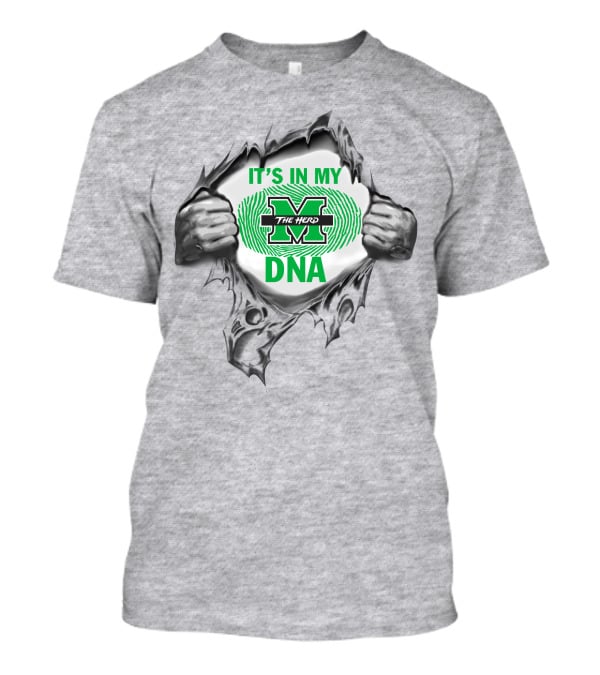 It's In My Marshall Thundering Herd Dna T-Shirt