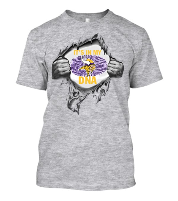Minnesota Vikings It’s In My Dna Fingerprint T-Shirt