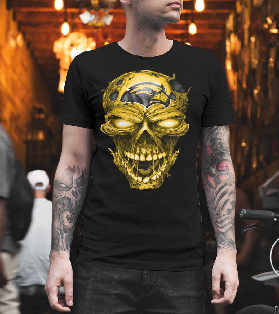 Southern Mississippi Golden Eagles Skull T-Shirt
