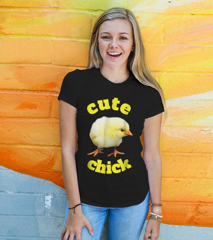 Cute Chick Fluffy Baby Chicken T-Shirt