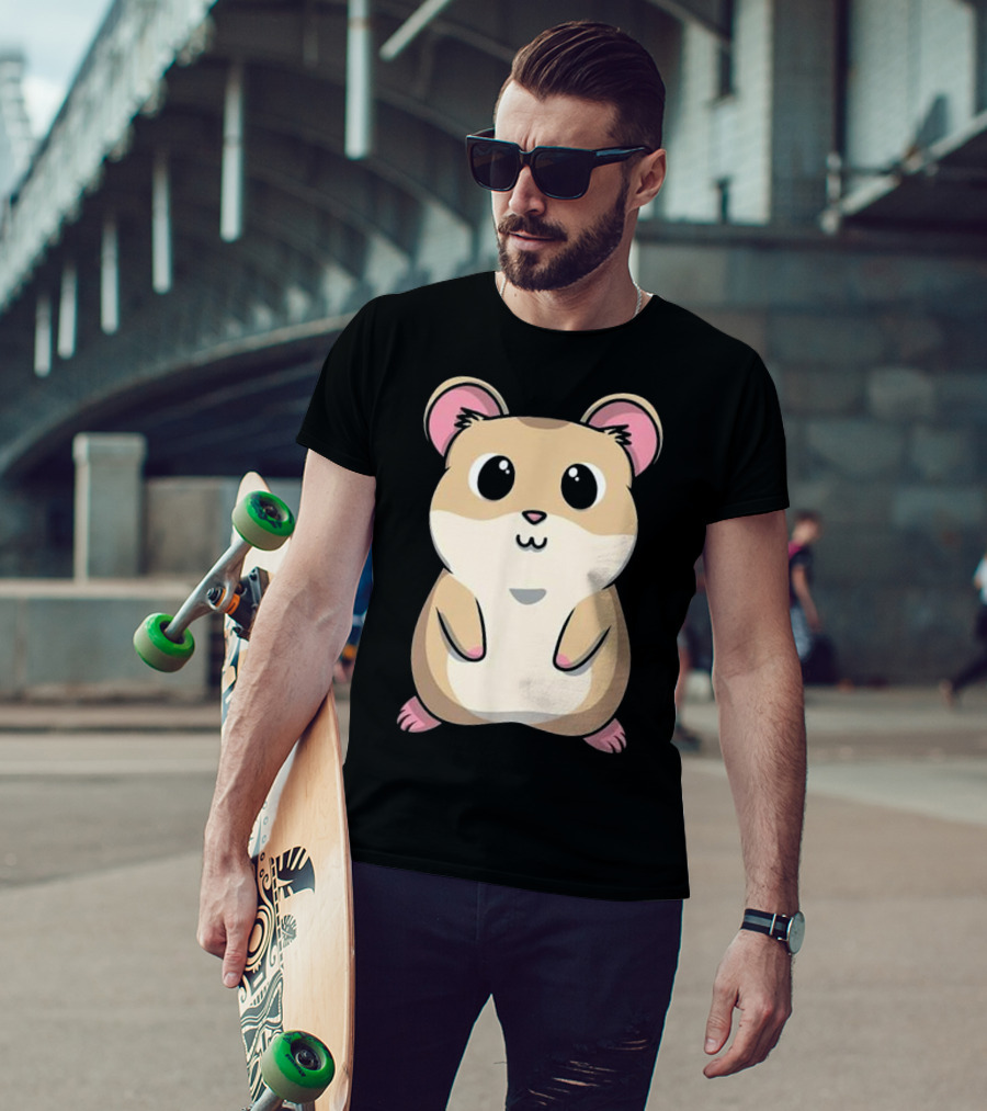 Baby Hamster Cute And Cuddly Rodent Pet Anim Kawaii T-Shirt
