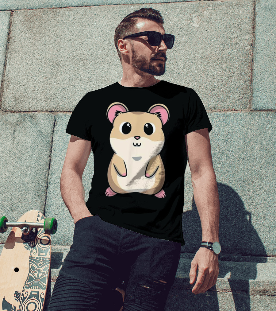 Baby Hamster Cute And Cuddly Rodent Pet Anim Kawaii T-Shirt
