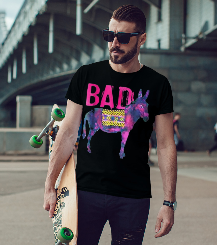 BAD Donkey Neon Abstract T-Shirt