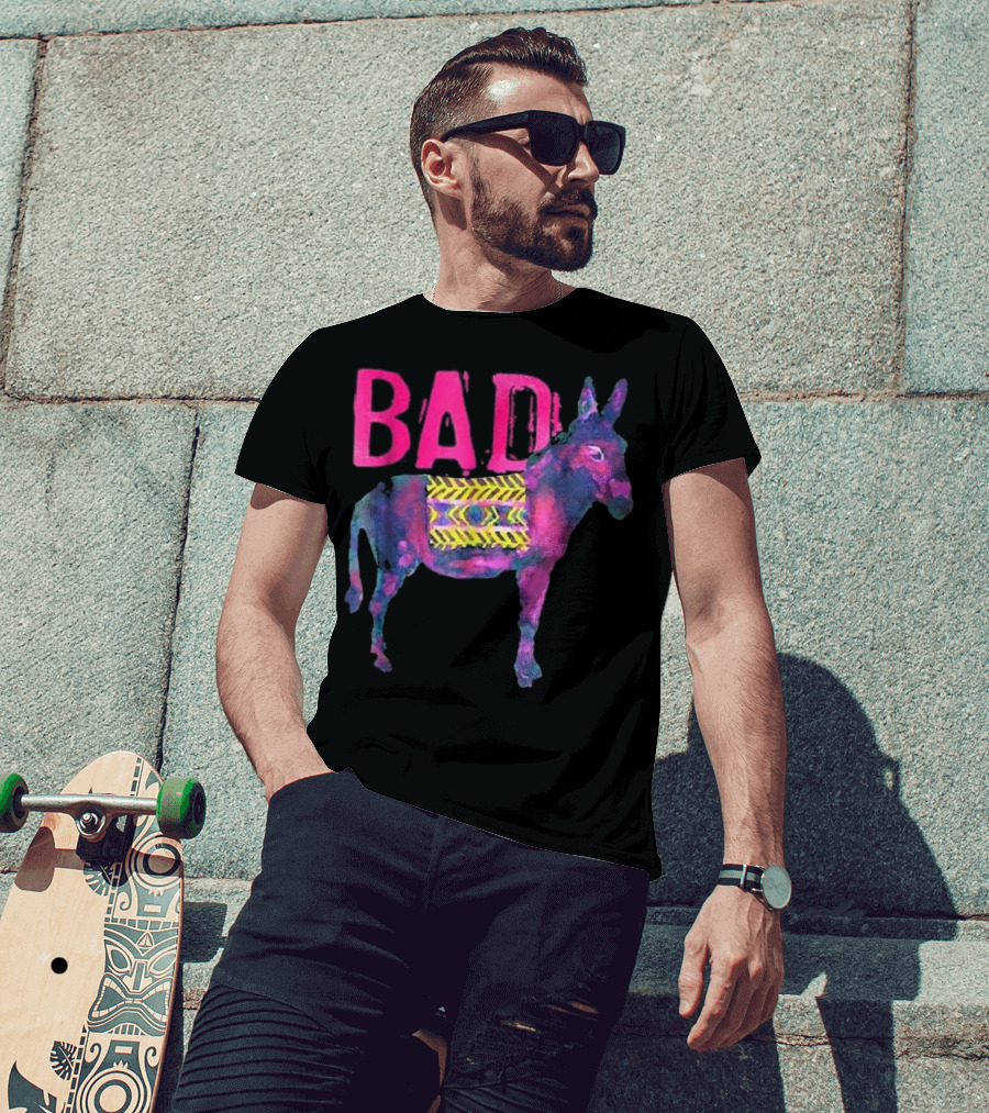 BAD Donkey Neon Abstract T-Shirt