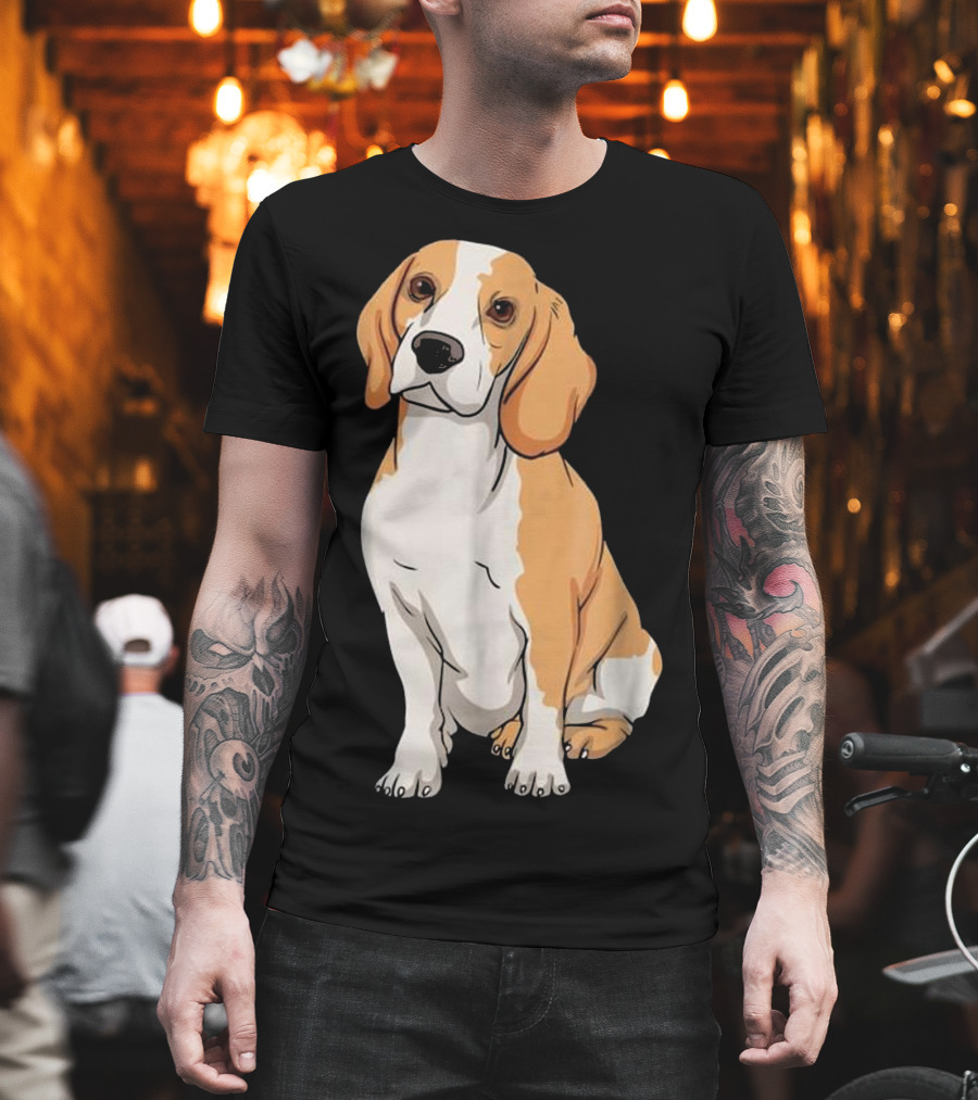 Beagle Funny for Cute Dog Lovers Cartoon T-Shirt