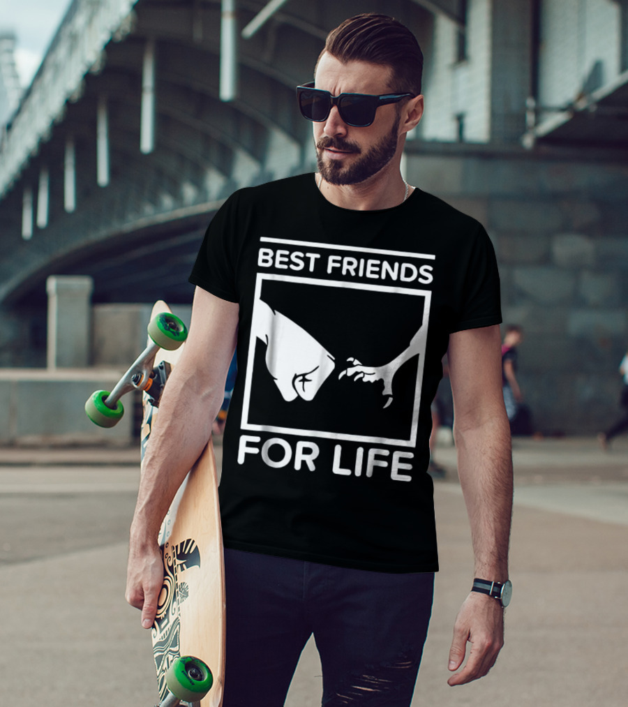 Best Friends For Life Bird Fist Bump T-Shirt