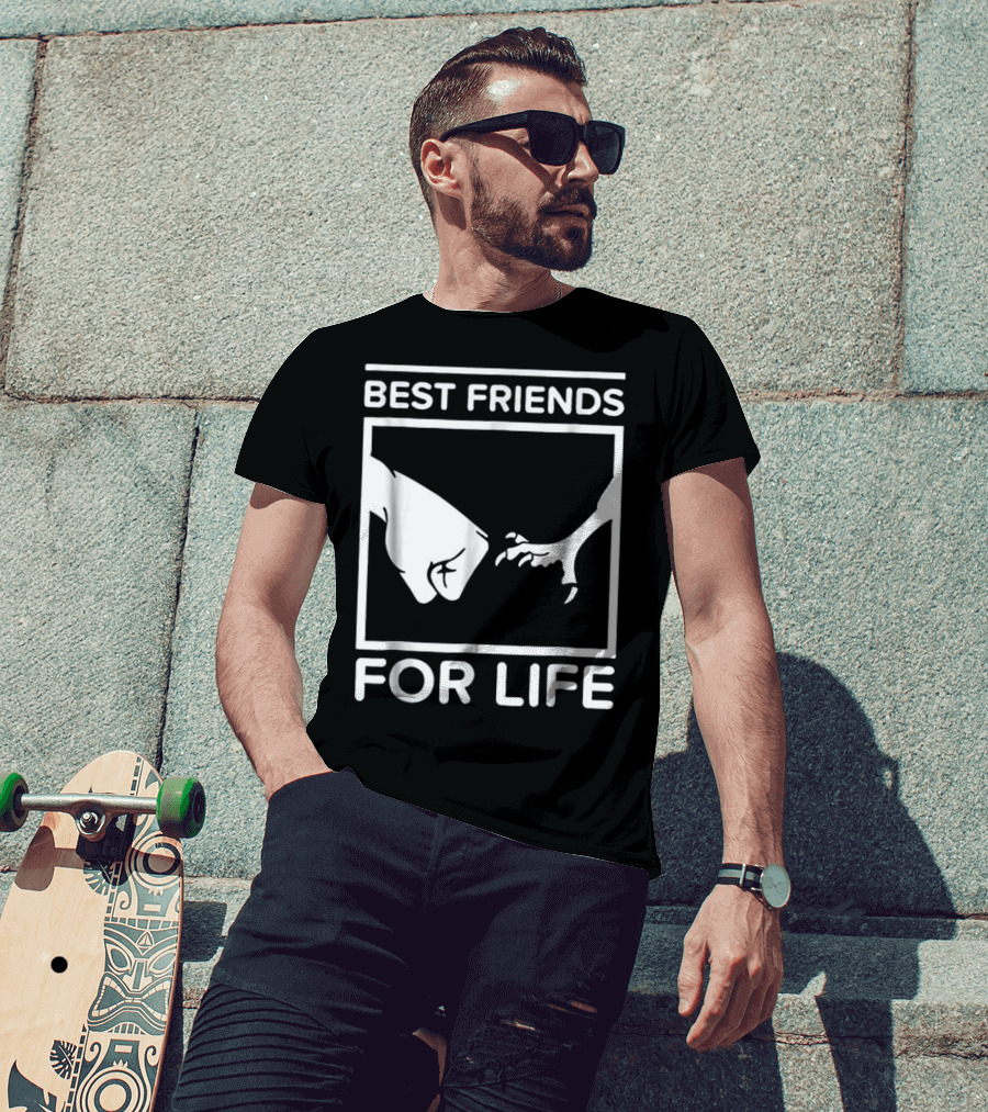 Best Friends For Life Bird Fist Bump T-Shirt